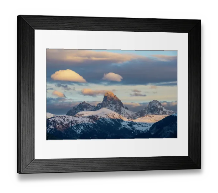 Framed Print : USA, Wyoming. Table Mountain and Grand Teton as seen from the west Framed Print : USA, Wyoming. Table Mountain and Grand Teton as seen from the west
