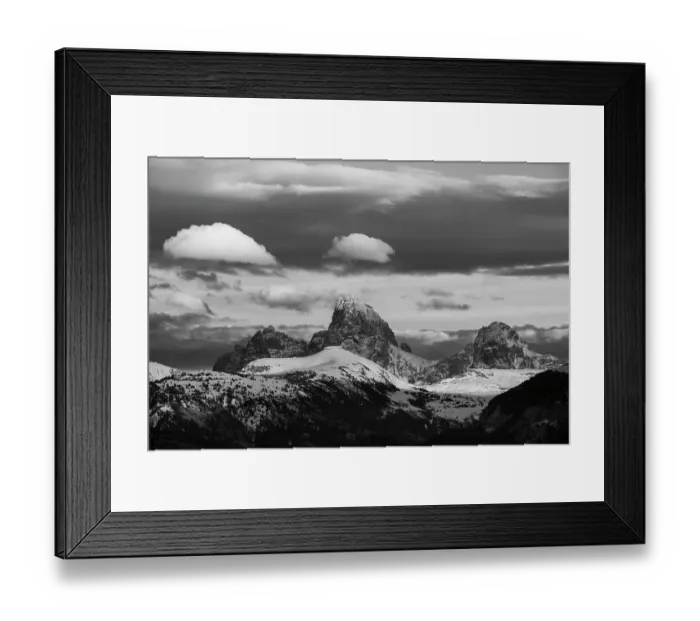 Framed Print : USA, Wyoming. Table Mountain and Grand Teton as seen from the west Framed Print : USA, Wyoming. Table Mountain and Grand Teton as seen from the west