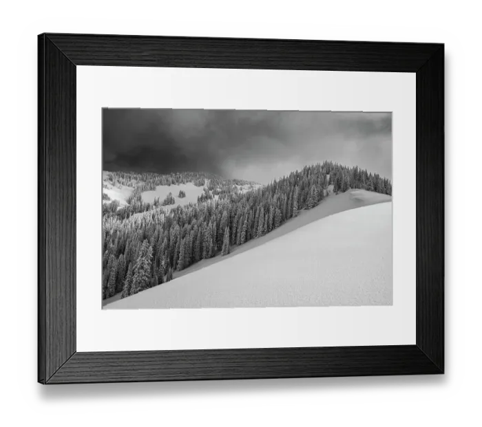 Framed Print : USA, Wyoming. Snowy landscape after snowstorm Framed Print : USA, Wyoming. Snowy landscape after snowstorm
