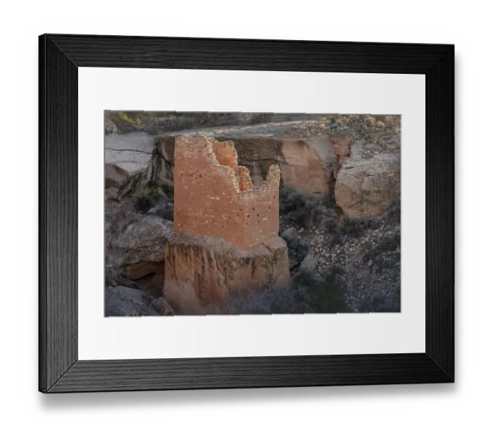 Framed Print : USA, Colorado, Canyons of the Ancients National Monument. Ancient Pueblo ruin called Holly Tower Framed Print : USA, Colorado, Canyons of the Ancients National Monument. Ancient Pueblo ruin called Holly Tower