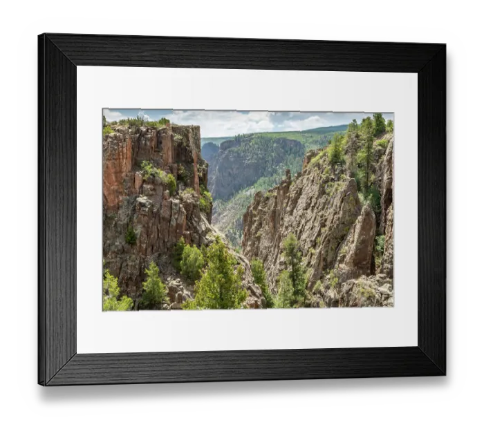 Framed Print : USA, Colorado, Black Canyon of the Gunnison National Park. Canyon landscape Framed Print : USA, Colorado, Black Canyon of the Gunnison National Park. Canyon landscape