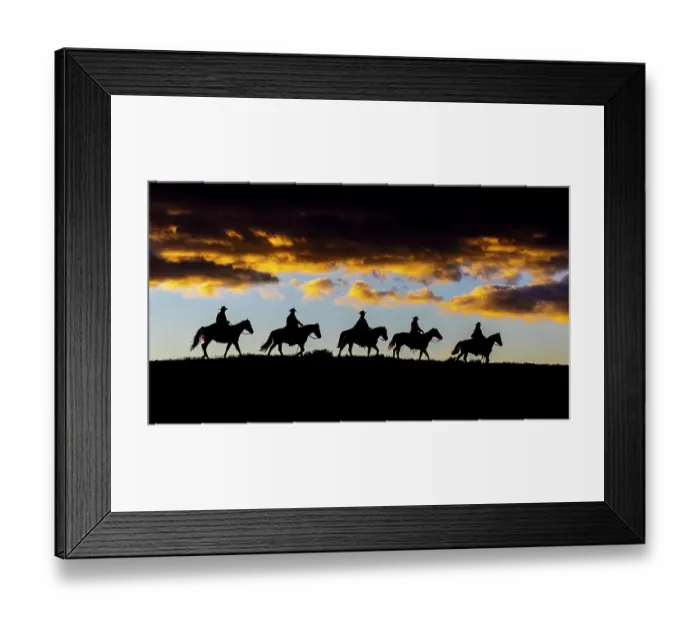 Framed Print : USA, Wyoming, Shell. Hideout Ranch, Big Horn Mountain Range