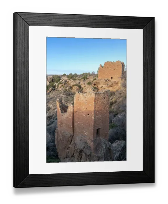 Framed Print : USA, Colorado, Canyons of the Ancients National Monument. Ancient Pueblo ruin called Holly Tower Framed Print : USA, Colorado, Canyons of the Ancients National Monument. Ancient Pueblo ruin called Holly Tower