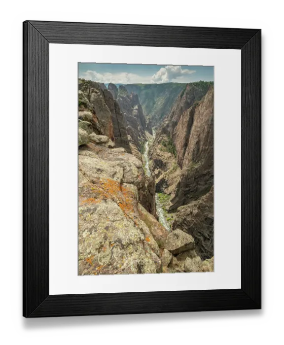 Framed Print : USA, Colorado, Black Canyon of the Gunnison National Park. Canyon landscape