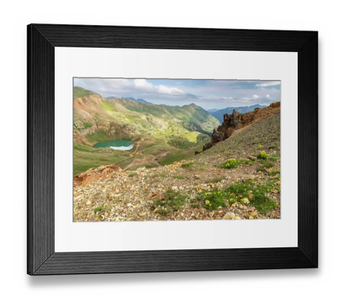 Framed Print : USA, Colorado, San Juan Mountains. Mountain landscape with Lake Como Framed Print : USA, Colorado, San Juan Mountains. Mountain landscape with Lake Como