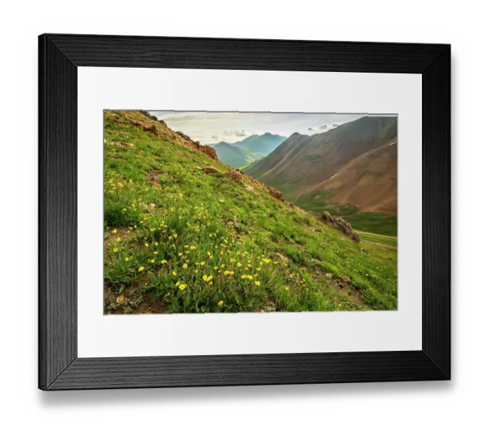 Framed Print : USA, Colorado, San Juan Mountains. California Pass landscape Framed Print : USA, Colorado, San Juan Mountains. California Pass landscape