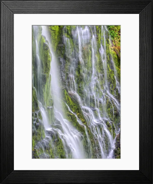 Framed Print : USA, Oregon, Three Sisters Wilderness Area. Lower Proxy Falls Framed Print : USA, Oregon, Three Sisters Wilderness Area. Lower Proxy Falls