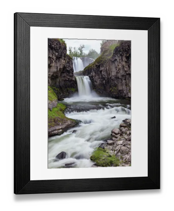 Framed Print : USA, Oregon, White River Falls State Park. A long time exposure of White River Falls (also known as Tygh Valley Falls) a powerful multi-tiered waterfall Framed Print : USA, Oregon, White River Falls State Park. A long time exposure of White River Falls (also known as Tygh Valley Falls) a powerful multi-tiered waterfall