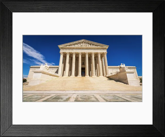 Framed Print : The United States Supreme Court, Washington, D.C, USA