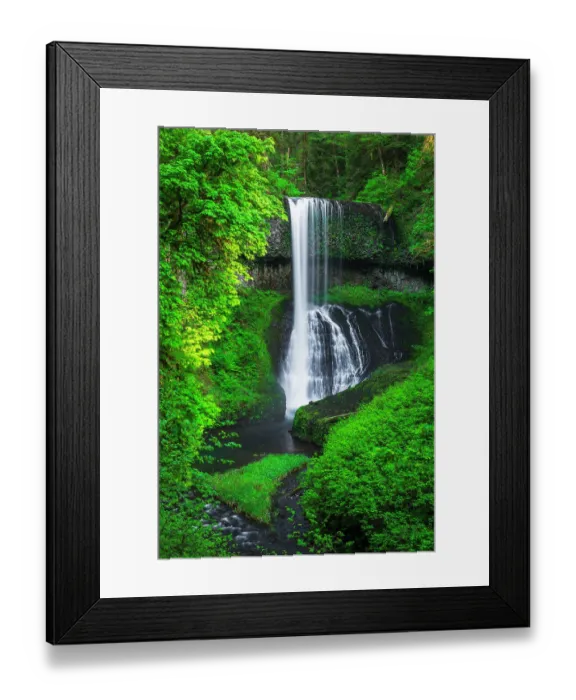Framed Print : Middle North Falls, Silver Falls State Park, Oregon, USA Framed Print : Middle North Falls, Silver Falls State Park, Oregon, USA