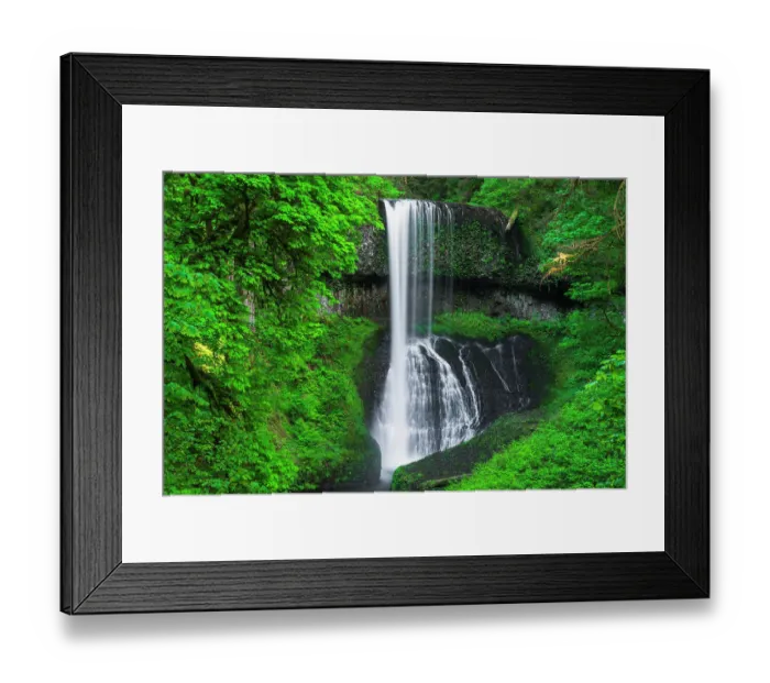 Framed Print : Middle North Falls, Silver Falls State Park, Oregon, USA Framed Print : Middle North Falls, Silver Falls State Park, Oregon, USA