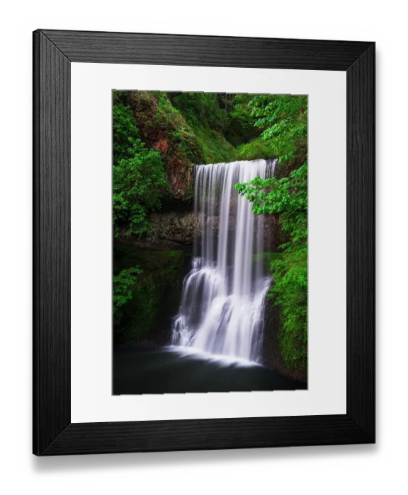 Framed Print : Lower South Falls, Silver Falls State Park, Oregon, USA Framed Print : Lower South Falls, Silver Falls State Park, Oregon, USA