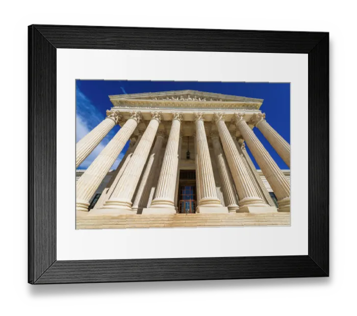 Framed Print : The United States Supreme Court, Washington, D.C, USA Framed Print : The United States Supreme Court, Washington, D.C, USA