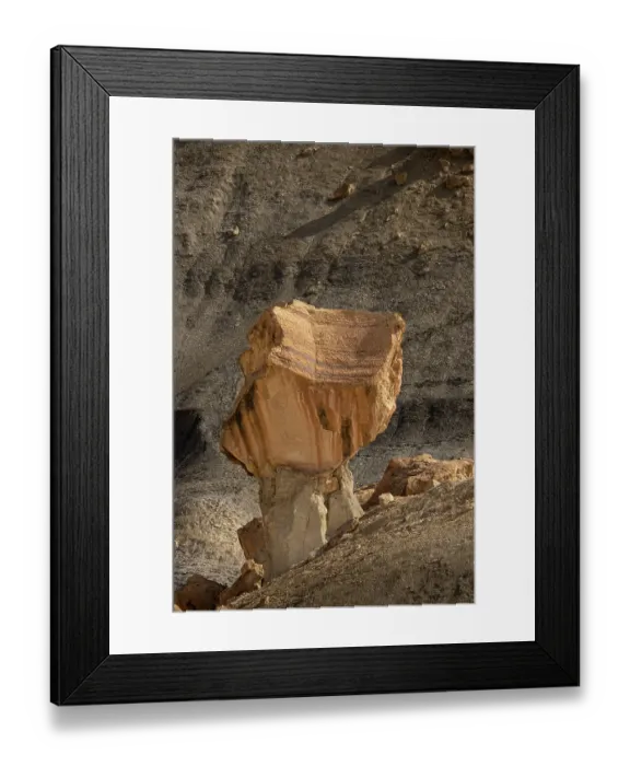 Framed Print : USA, Utah, Glen Canyon National Recreation Area. Rock hoodoo formation Framed Print : USA, Utah, Glen Canyon National Recreation Area. Rock hoodoo formation