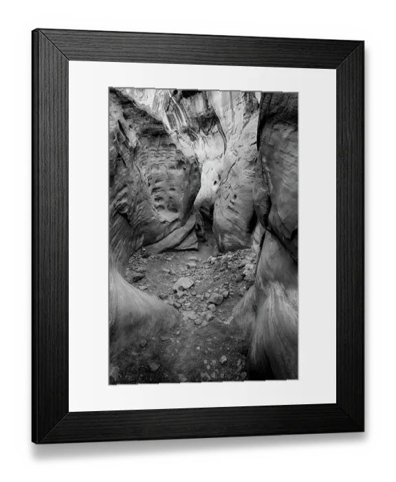 Framed Print : Utah, Emery County. Little Wildhorse Canyon