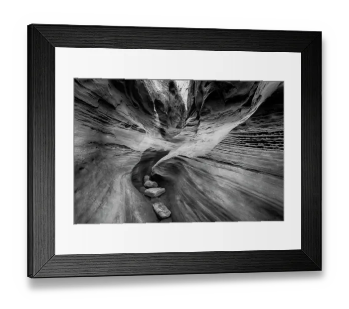 Framed Print : Utah, Emery County. Little Wildhorse Canyon
