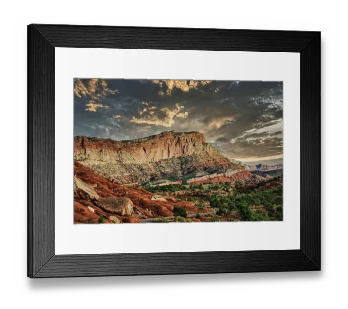 Framed Print : Capitol Reef National Park