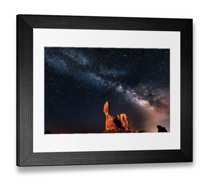 Framed Print : Balanced Rock within Arches National Park