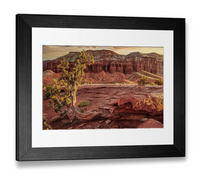 Framed Print : Sunset in Capitol Reef National Park Framed Print : Sunset in Capitol Reef National Park