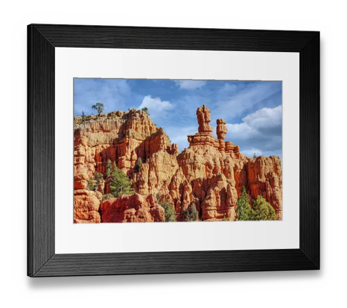 Framed Print : Red Canyon Area of Dixie National Forest in Utah
