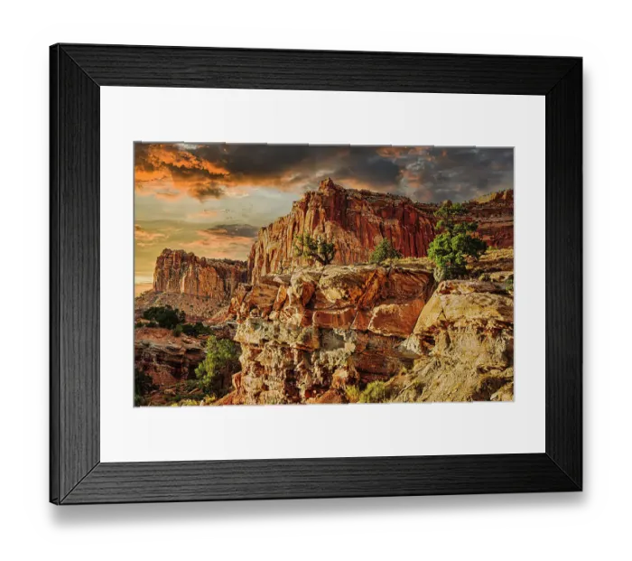 Framed Print : Capitol Reef National Park