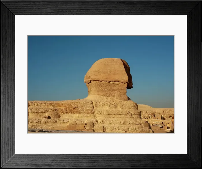 Framed Print : Africa, Egypt, Giza. Side view of the famous sphinx statue in Giza Framed Print : Africa, Egypt, Giza. Side view of the famous sphinx statue in Giza