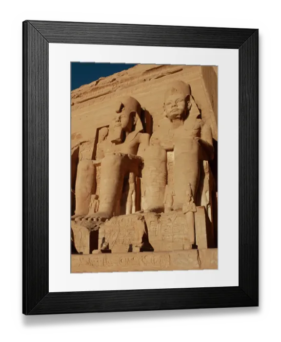 Framed Print : Africa, Egypt, Aswan. The Great Temple of Ramesses II in the village of Abu Simbel Framed Print : Africa, Egypt, Aswan. The Great Temple of Ramesses II in the village of Abu Simbel