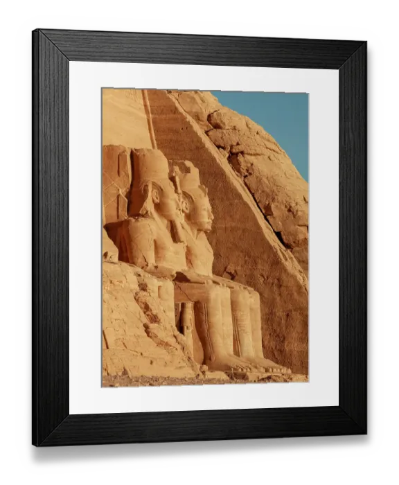 Framed Print : Africa, Egypt, Aswan. The Great Temple of Ramesses II in the village of Abu Simbel Framed Print : Africa, Egypt, Aswan. The Great Temple of Ramesses II in the village of Abu Simbel