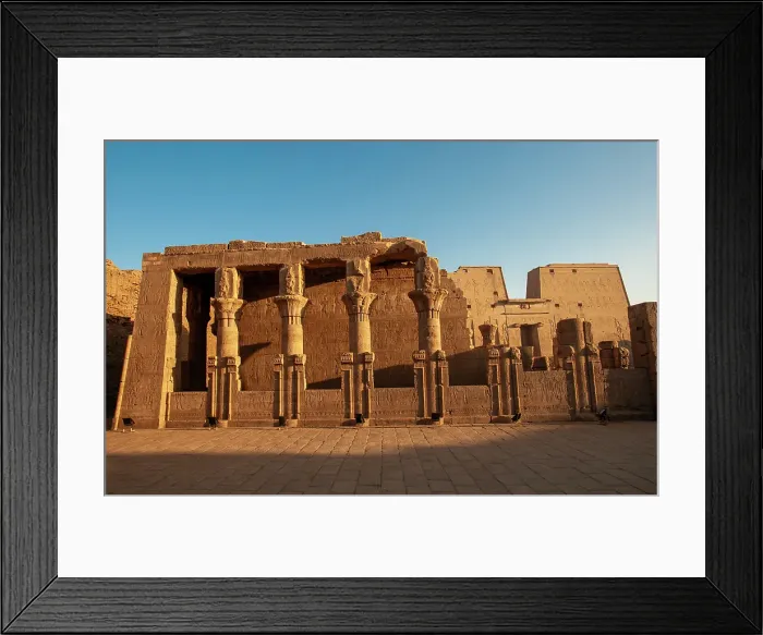 Framed Print : Africa, Egypt, Aswan. The Temple of Edfu Framed Print : Africa, Egypt, Aswan. The Temple of Edfu