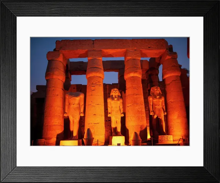 Framed Print : Africa, Egypt, Luxor. View of the Luxor Temple ruins, known as the most significant religious center in Egypt Framed Print : Africa, Egypt, Luxor. View of the Luxor Temple ruins, known as the most significant religious center in Egypt