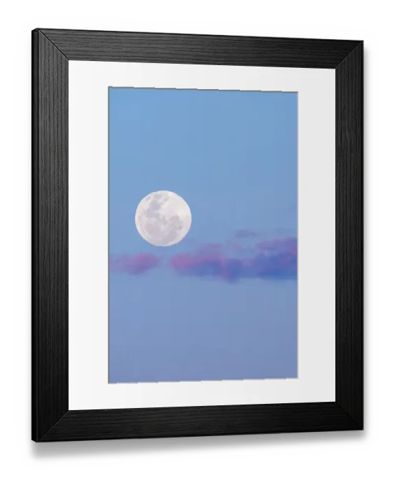 Framed Print : Zambia, South Luangwa National Park. Full moon Framed Print : Zambia, South Luangwa National Park. Full moon