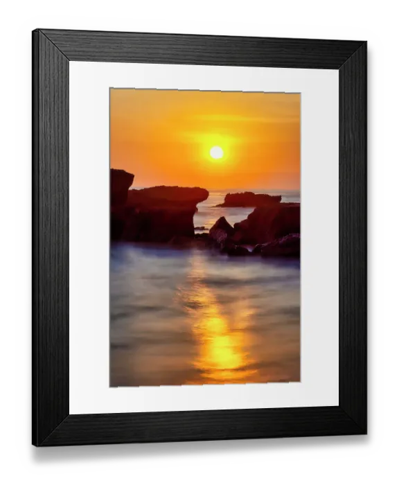 Framed Print : Bali sunset