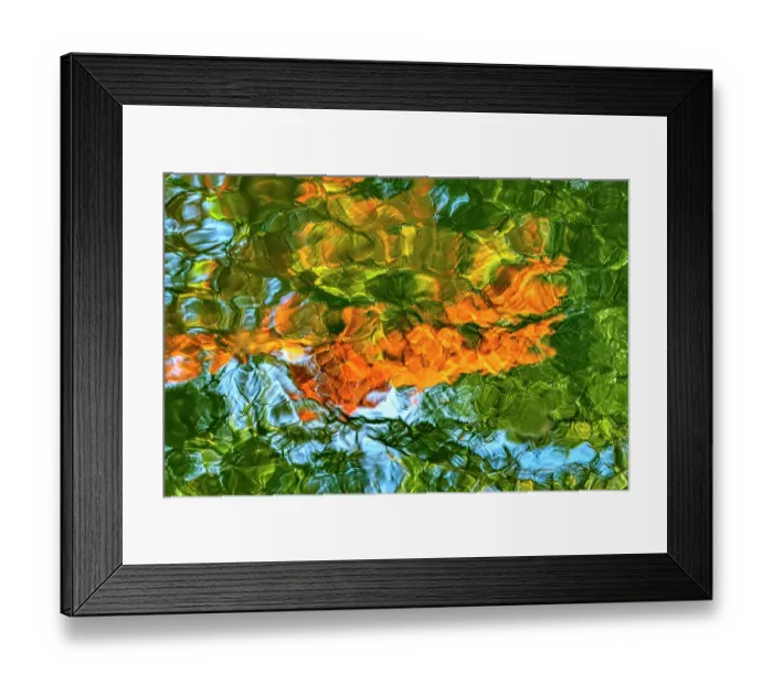 Framed Print : Colorful water reflection, Furuichi Kofungun, water surrounding ancient burial mound, Habikino, Osaka, Japan Framed Print : Colorful water reflection, Furuichi Kofungun, water surrounding ancient burial mound, Habikino, Osaka, Japan