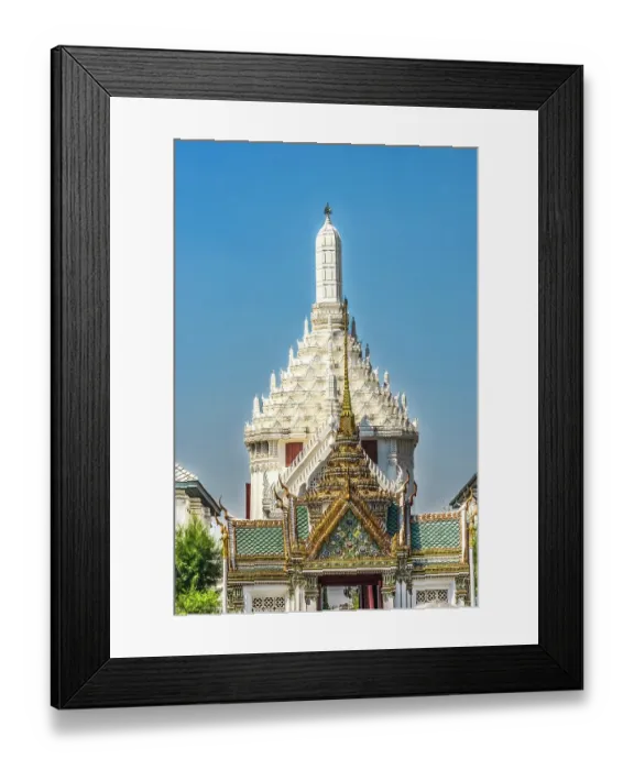 Framed Print : Exit gate Grand Palace, Bangkok, Thailand. Palace was home of King of Thailand from 1782 to 1925