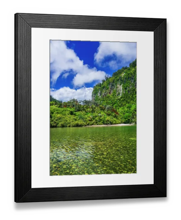 Framed Print : The Pororari River, Paparoa National Park, Punakaiki, New Zealand Framed Print : The Pororari River, Paparoa National Park, Punakaiki, New Zealand