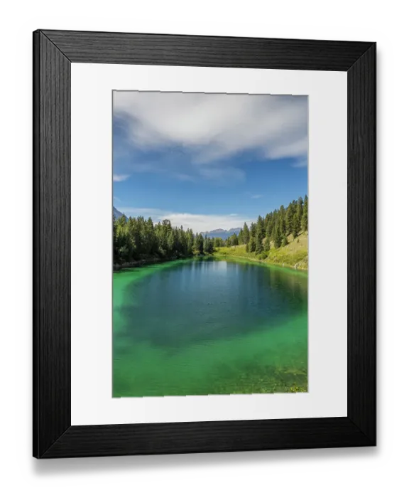Framed Print : Valley of the Five Lakes, Jasper National Park, Alberta, Canada Framed Print : Valley of the Five Lakes, Jasper National Park, Alberta, Canada