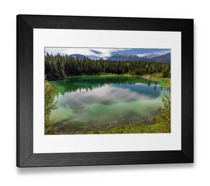 Framed Print : Valley of the Five Lakes, Jasper National Park, Alberta, Canada Framed Print : Valley of the Five Lakes, Jasper National Park, Alberta, Canada