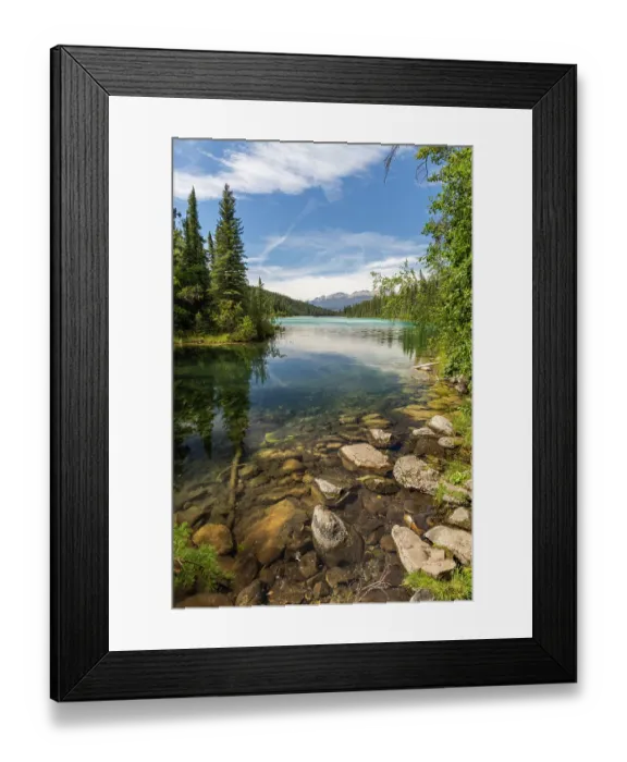 Framed Print : Valley of the Five Lakes, Jasper National Park, Alberta, Canada Framed Print : Valley of the Five Lakes, Jasper National Park, Alberta, Canada