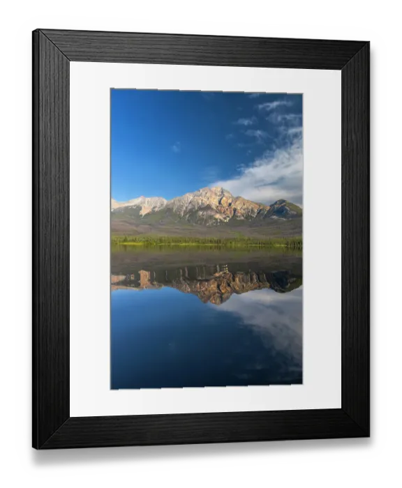 Framed Print : Pyramid Mountain and Pyramid Lake, Jasper National Park. Alberta, Canada Framed Print : Pyramid Mountain and Pyramid Lake, Jasper National Park. Alberta, Canada