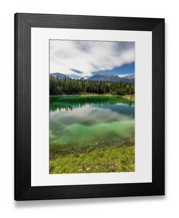 Framed Print : Valley of the Five Lakes, Jasper National Park, Alberta, Canada Framed Print : Valley of the Five Lakes, Jasper National Park, Alberta, Canada