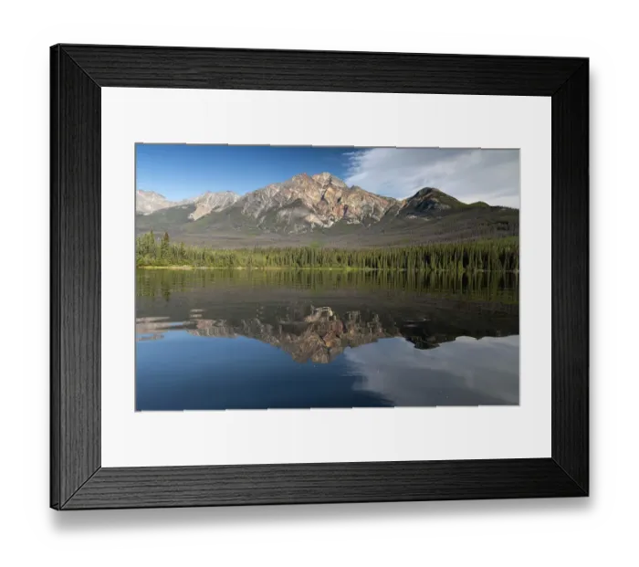 Framed Print : Pyramid Mountain and Pyramid Lake, Jasper National Park. Alberta, Canada Framed Print : Pyramid Mountain and Pyramid Lake, Jasper National Park. Alberta, Canada