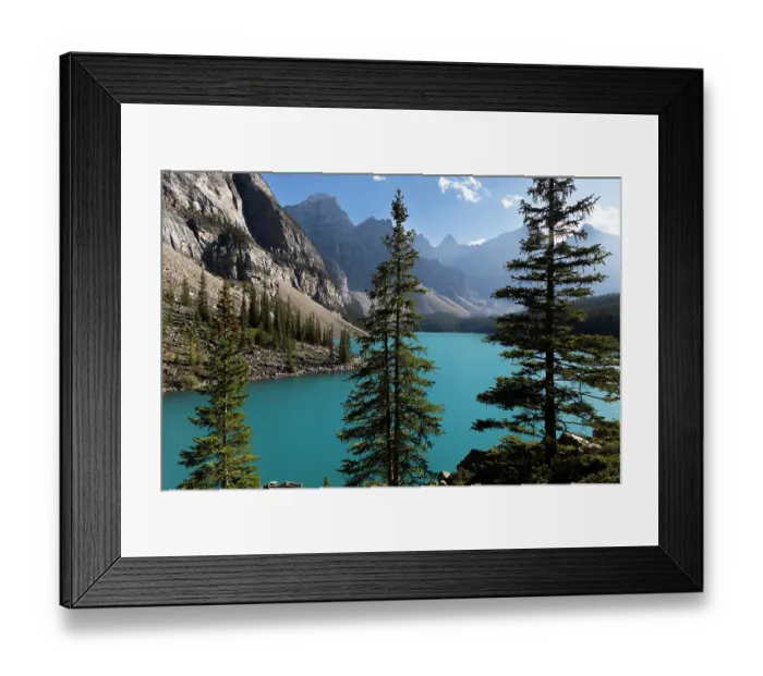 Framed Print : Moraine Lake, Banff National Park, Alberta, Canada Framed Print : Moraine Lake, Banff National Park, Alberta, Canada