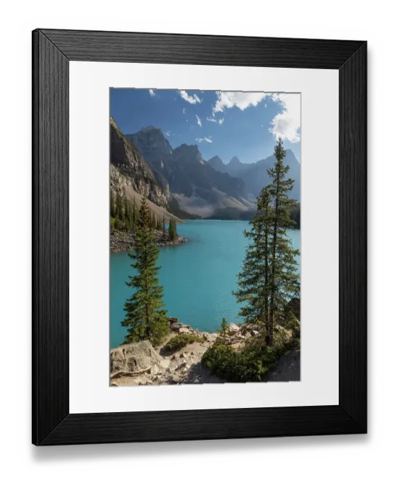 Framed Print : Moraine Lake, Banff National Park, Alberta, Canada