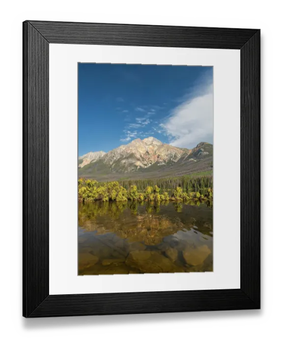 Framed Print : Pyramid Mountain and Pyramid Lake, Jasper National Park. Alberta, Canada Framed Print : Pyramid Mountain and Pyramid Lake, Jasper National Park. Alberta, Canada