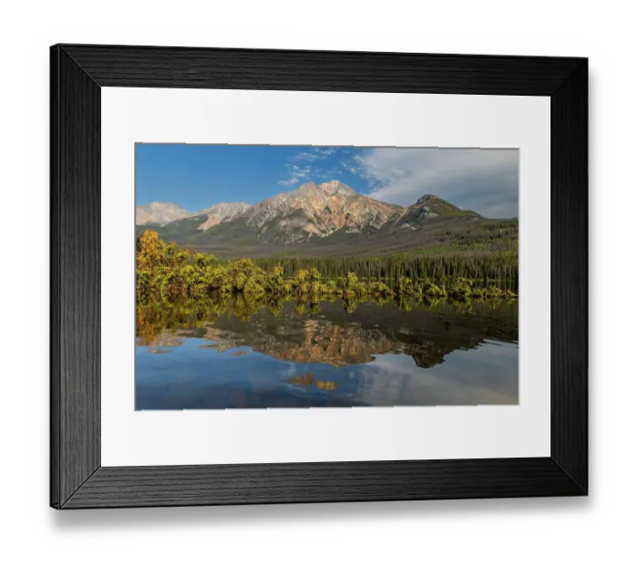 Framed Print : Pyramid Mountain and Pyramid Lake, Jasper National Park. Alberta, Canada Framed Print : Pyramid Mountain and Pyramid Lake, Jasper National Park. Alberta, Canada