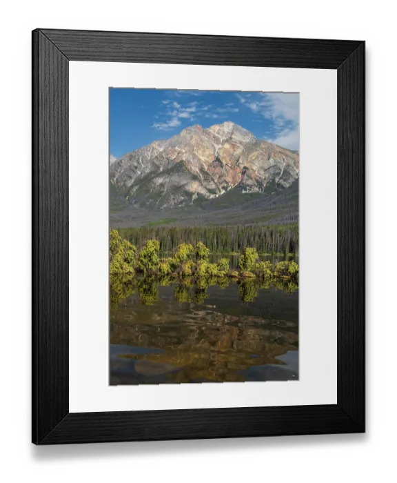 Framed Print : Pyramid Mountain and Pyramid Lake, Jasper National Park. Alberta, Canada Framed Print : Pyramid Mountain and Pyramid Lake, Jasper National Park. Alberta, Canada