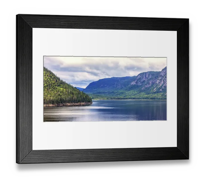 Framed Print : Quebec, Saguenay, Canada. Saguenay River, sailing on river Framed Print : Quebec, Saguenay, Canada. Saguenay River, sailing on river
