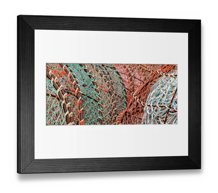 Framed Print : Quebec, Sept-Iles, Canada. Fishing nets Framed Print : Quebec, Sept-Iles, Canada. Fishing nets