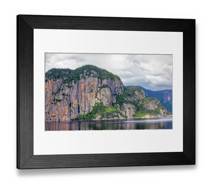 Framed Print : Quebec, Saguenay, Canada. Saguenay River, sailing on river