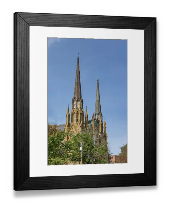 Framed Print : Canada, Prince Edward Island, Charlottetown. Saint Dunstan's Cathedral Framed Print : Canada, Prince Edward Island, Charlottetown. Saint Dunstan's Cathedral